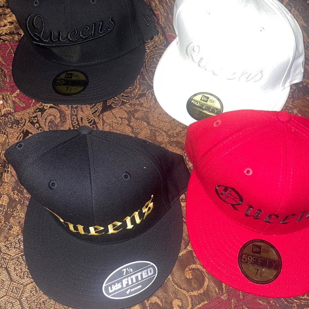 4 brand new Lids new era fitted hat 7 1/8